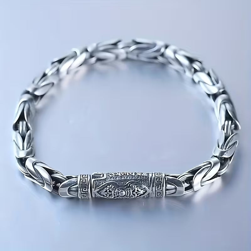Bracelet Tressé à Pilon, Tendance Vintage et Élégance à la Mode