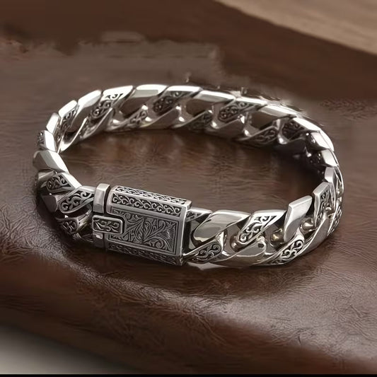 Vintage Leather Bracelet for Men – Handcrafted Style